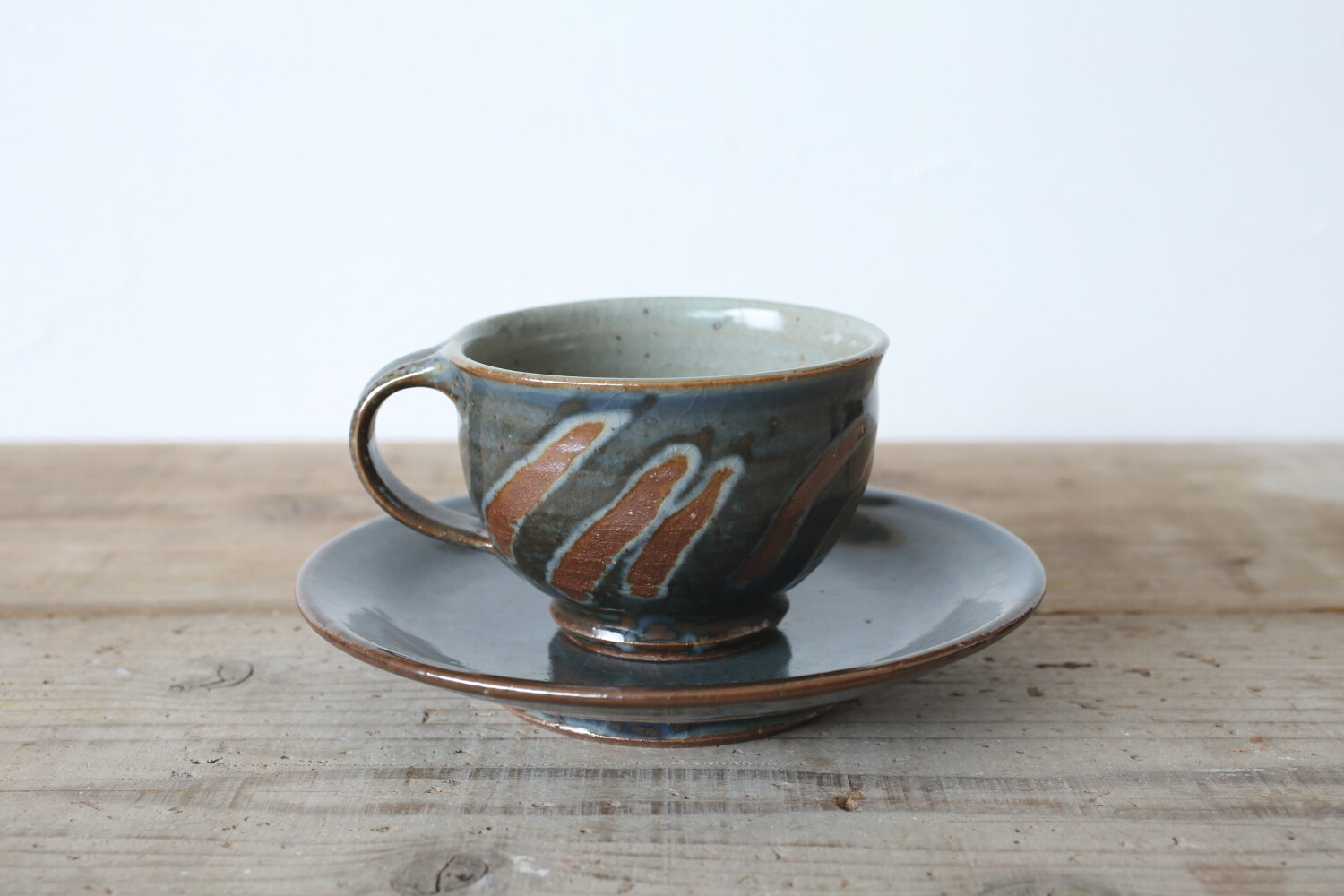 武内晴二郎作 掛分コーヒーカップ&ソーサー